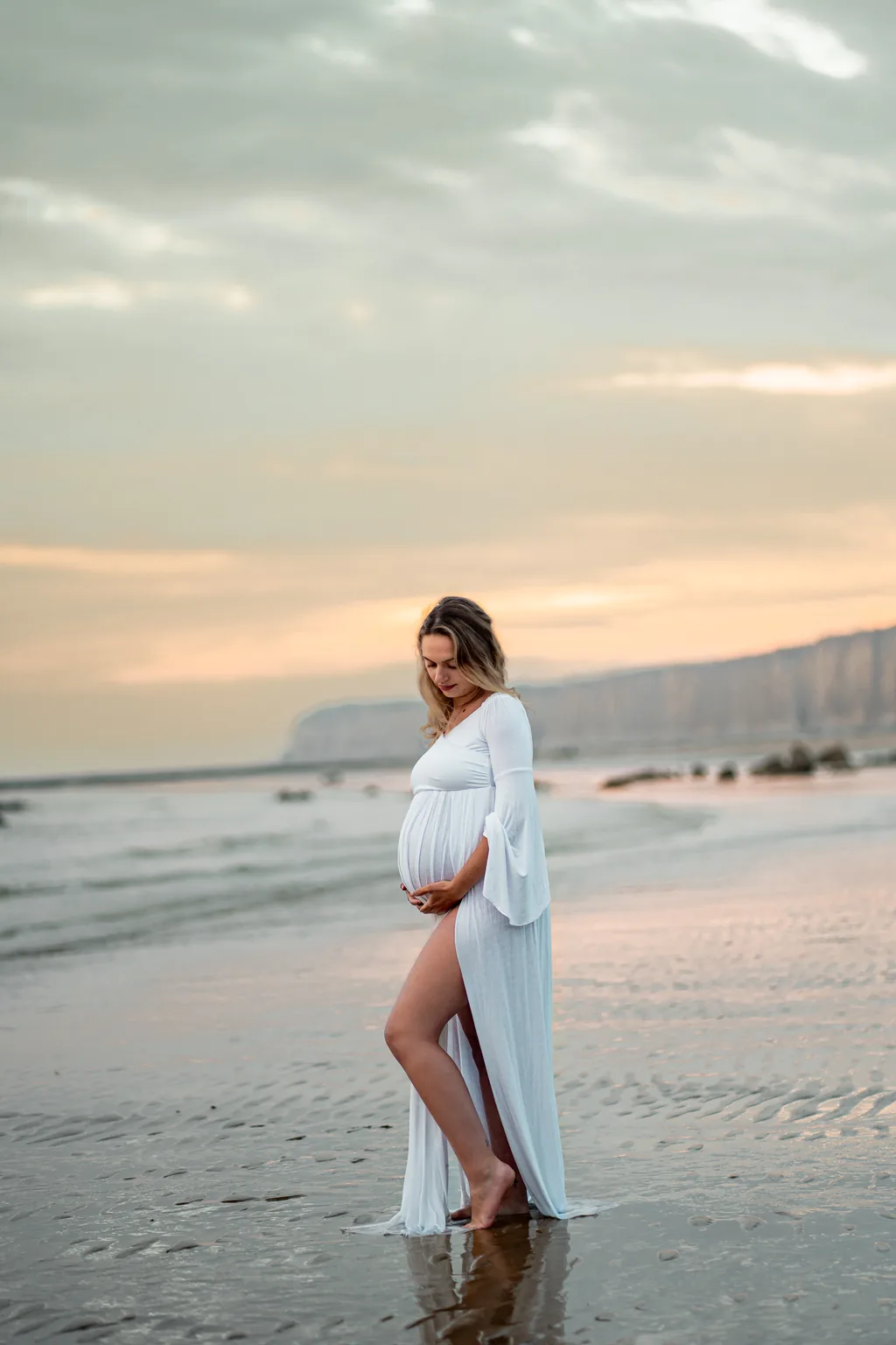 Séance grossesse ou naissance en Normandie — Humanimal Photographie